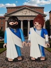 Playmobil R&ouml;mer History Figuren Senatoren Politiker Antike Custom