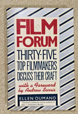Film Forum Ellen Oumano 1985 First Edition Thirty-five top filmakers discuss cft
