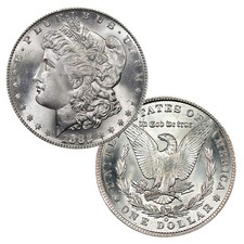 1882 O Morgan Silver Dollar $1 Brilliant Uncirculated BU 90% Silver
