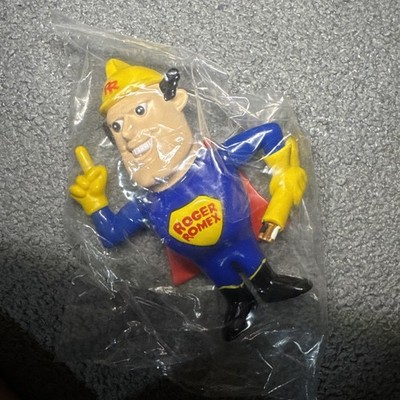 Vintage Southwire Roger Romex Antion Figur Spielzeug Werbung 