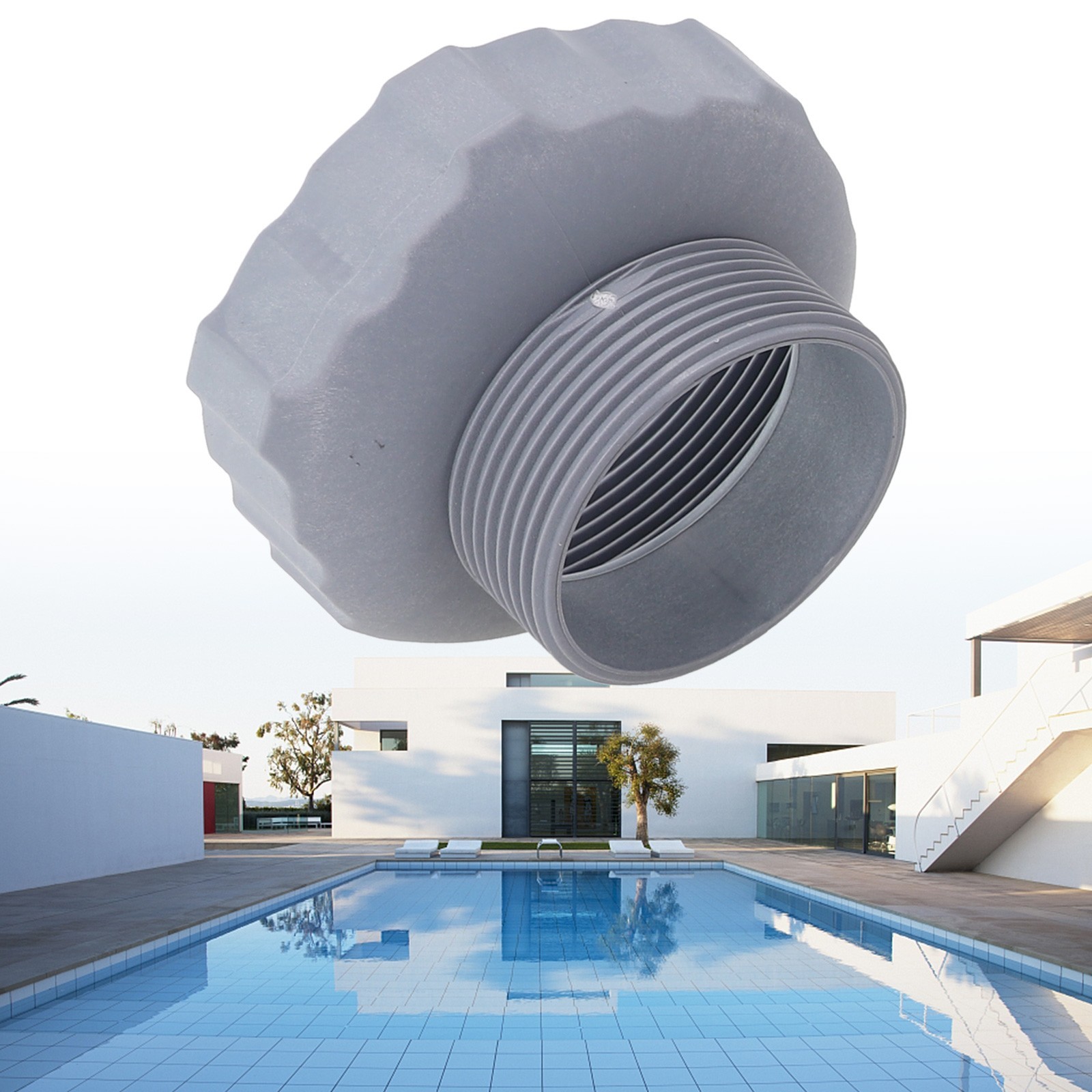 Adaptador de manguera de repuesto para Intex para montaje de pared limpiador de piscinas 28001E