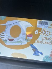 Birdkiss 6-in-1 Large Transparent Birdhouse Feeder