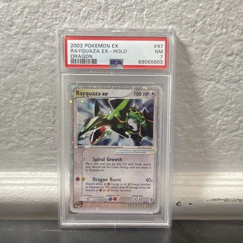 Pokémon EX Dragon Rayquaza ex Holo Rare #97 PSA 7 2003 English