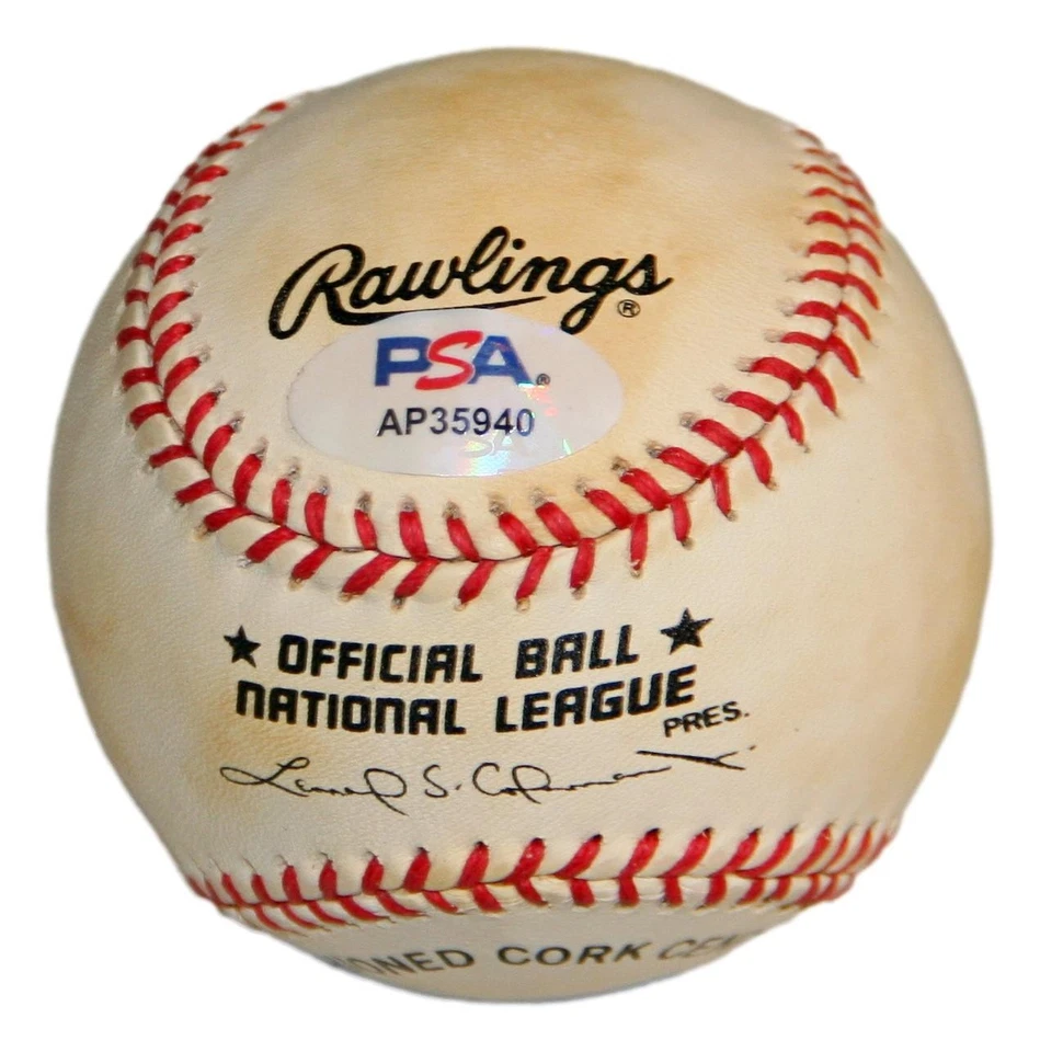Lou Brock Signed Official National League Baseball "3023" Hits Cardinals PSA/DNA - Image 2 of 3