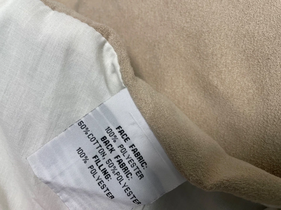 Королева полный микрофибры одеяло желтовато-коричневый искусственной замши серо-коричневый мягкий тяжелый полиэстер/хлопок - Изображение 4 из 4