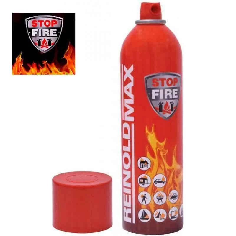 Spray Estintore Estintore Spray Estintore Auto Campeggio Barbecue 500ml Reinold Max