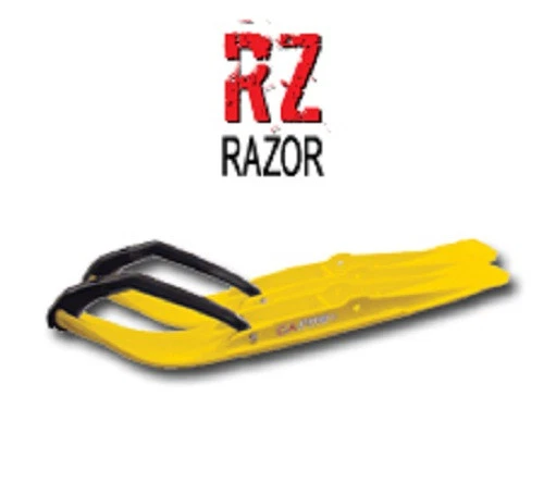 Pair of Red C&A Pro RAZOR 6" Snowmobile Skis W/Black C&A Loops - Image 2 of 4