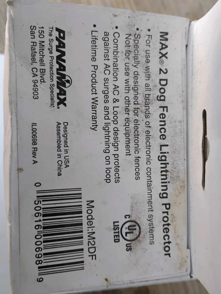 Protector contra sobretensiones Panamax M2DF en tierra para perros cerca contra rayos seguro para mascotas todas las marcas Foto 4 de 4