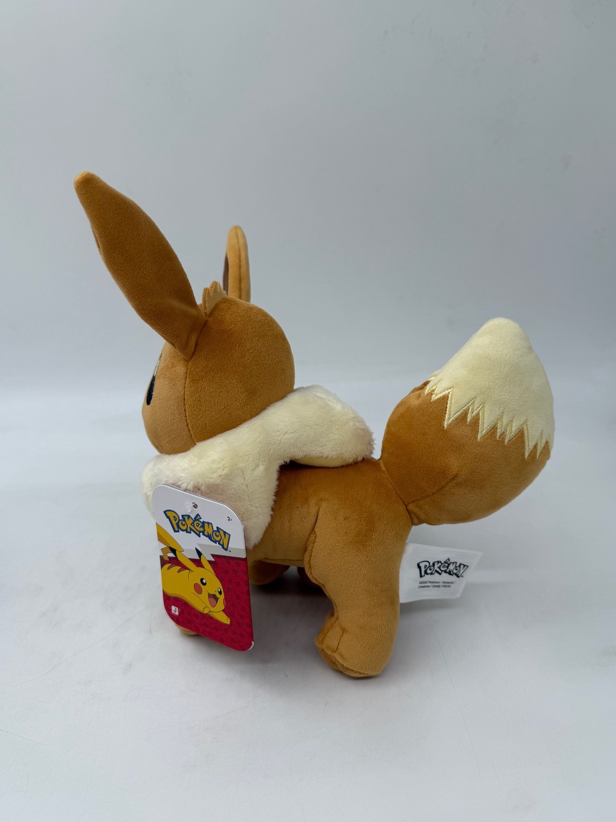 Jazwares Pok&eacute;mon Soft Plush 8" Eevee New with Tag