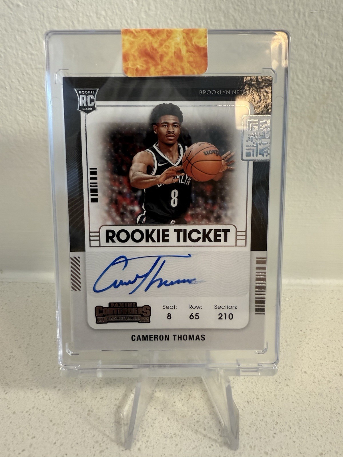 Cam Thomas 2021 Contenders #127 Rookie Ticket Auto Price Guide