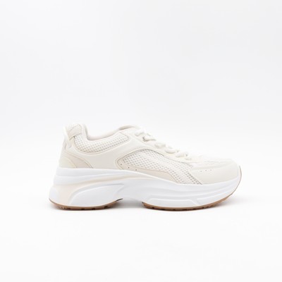 H&M Damen Sneaker weiß Größe UK 6 Synthetik Freizeitschuhe