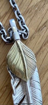 Goros XL Feather gold Leaf | eBay