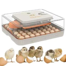Farm 56 EGG Digital Incubator Automatic Egg Hatching Egg Candler Dual Power 110v