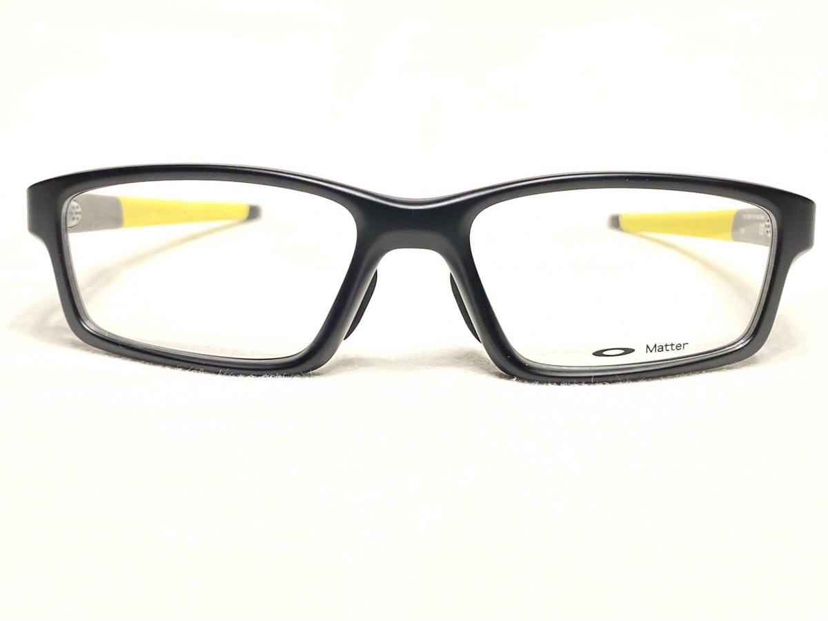 NEW Oakley Crosslink OX8041-1856 Mens Satin Black Eyeglasses