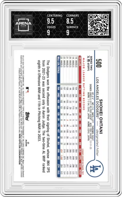 大谷翔平 Topps Pristine Borders SHOHEI OHANTIN 2022 TOPPS PRISTINE BORDERS #PB-13 ANGELS PSA 10