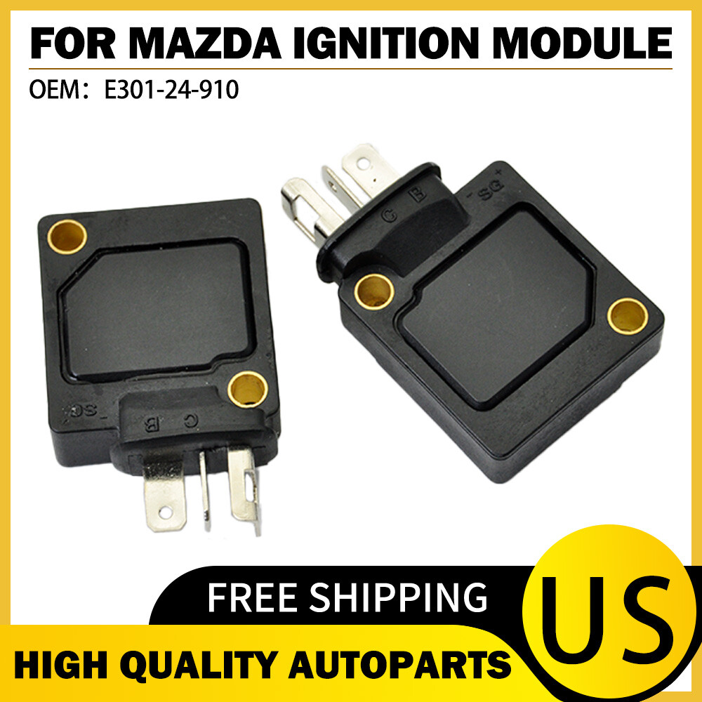 カンノ　ドライバ－インタ－ステ－ジトランス　MU-S13　1個 2X Distributor Ignition Module For 1981-85 Mazda Series 12A 13B