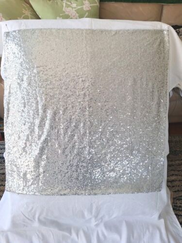 Set Of Two Glitter Pillow Covers 26" Square Glam Barbie Girly Zipper Opening