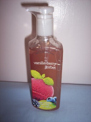 BATH & BODY WORKS VANILLA BERRY SORBET DEEP CLEANSING HAND SOAP