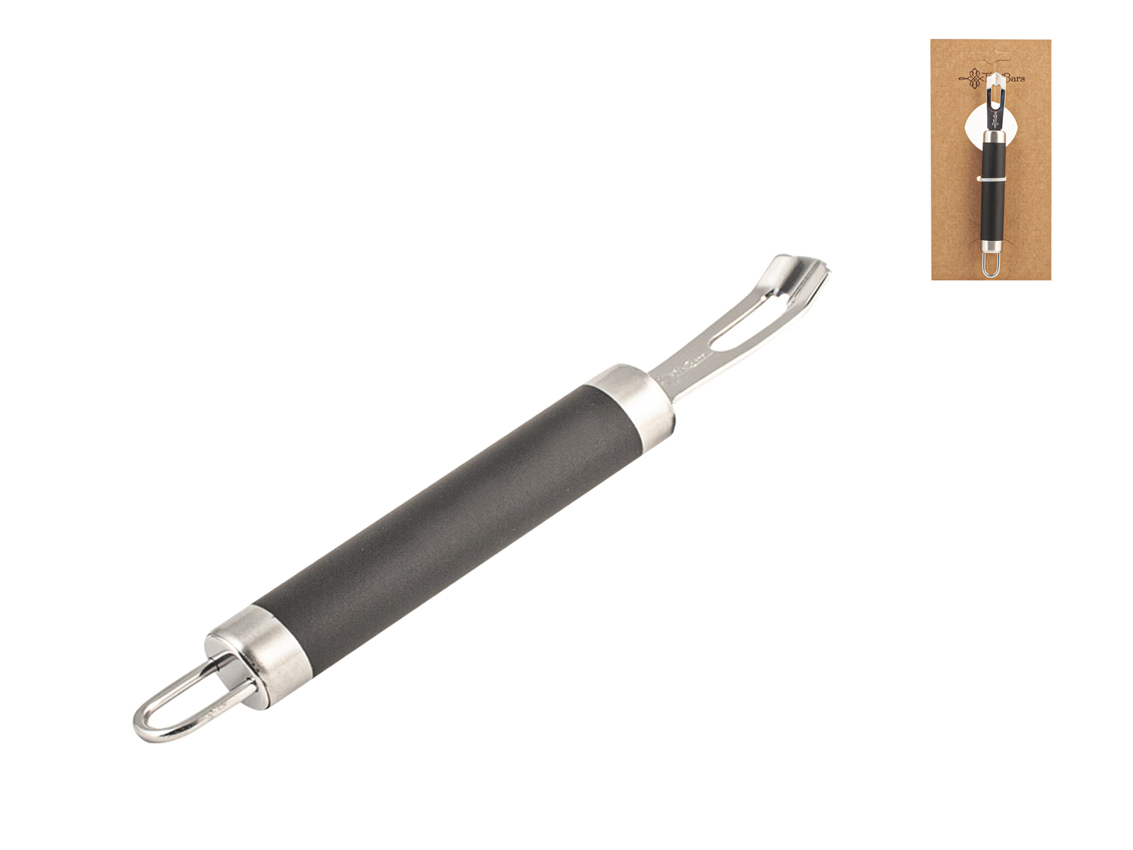 The Bars Decoratore Agrumi Twist In Inox Antiscivolo Nero