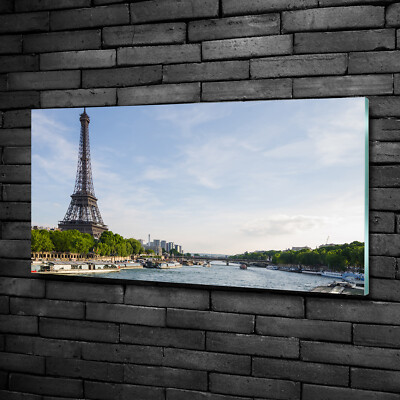 Wandbild aus Plexiglas  Druck auf Acryl 100x50 Eiffelturm Paris