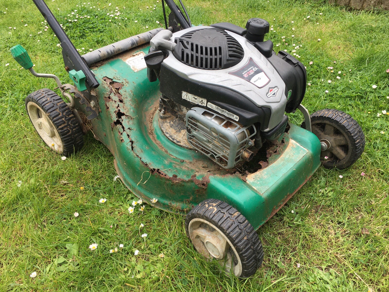 Aldi petrol lawn mower For Parts eBay