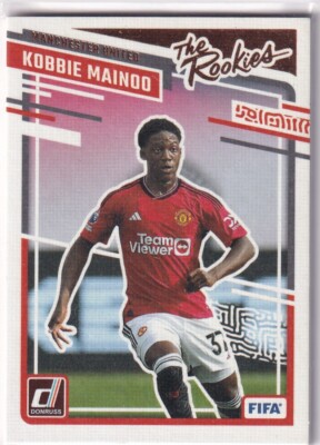 Panini Donruss Soccer Card 2023-24 No. 7 Kobbe Mainoo The Rookies
