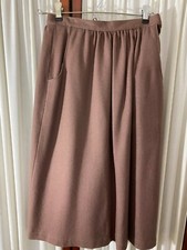 1970s Flare Skirt by Tweedsbury - S- Mocha Brown- VG - DISCO CHIC - SALE