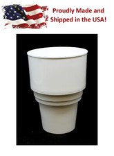 White Replacement Golf Cart UTV Cup Holder Insert Portable 16.4oz Propane Heater