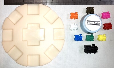Mexican Train Domino Cho Cho Steam Engine Sound Starter 6'' Hub Center 8 Markers