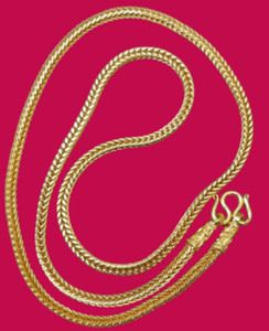 Authentic Necklace 22K 23K 24K Thai Baht Micron Gold Plated 24 inch 4 mm Jewelry Men Women