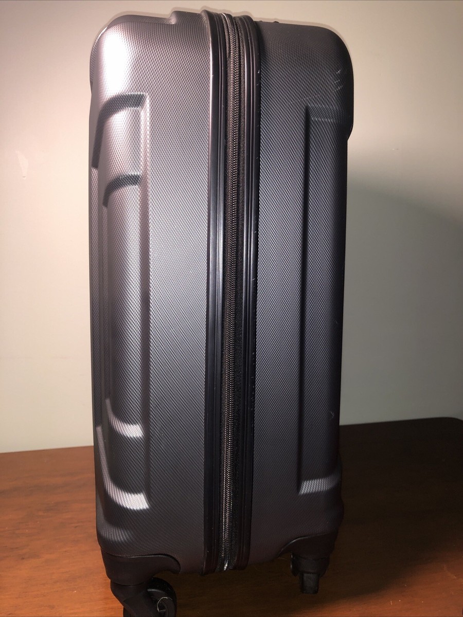 Dockers 20” Hard Shell Suit Case Wheels Graphite EUC Handle | eBay