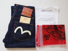 DENIM JEANS EVISU × McDonalds Collabo Jeans Selvedge Denim W:27 Inseam:31 New