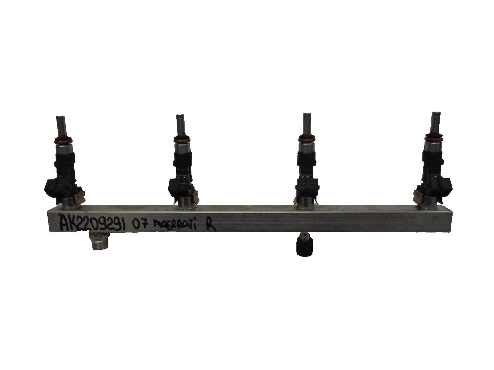 04-08 Maserati Quattroporte 4.2L Right Side Fuel Rail w/ Injector OEM AK2209291