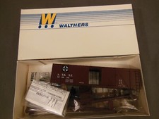 HO SCALE WALTHERS ATSF 128903 SANTA FE 40' SINGLE SHEATHED WOOD BOX CAR KIT