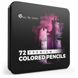 Set Of 72 Professional Colored Pencils Premium Watercolor Pencils Drawing Set | Ebay