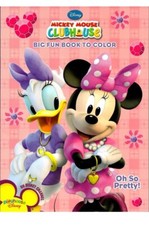 New Rare Disney Mickey Mouse Clubhouse Minnie Daisy Coloring Book Oh So Pretty