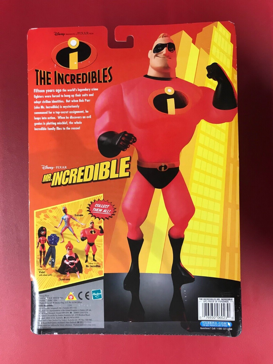 Hasbro 2003 Disney The Incredibles Mr. Incredible Action Figure w