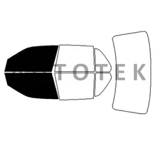 PreCut Film Front Two Door Windows Tint For Cadillac Seville Sedan 2003-2004