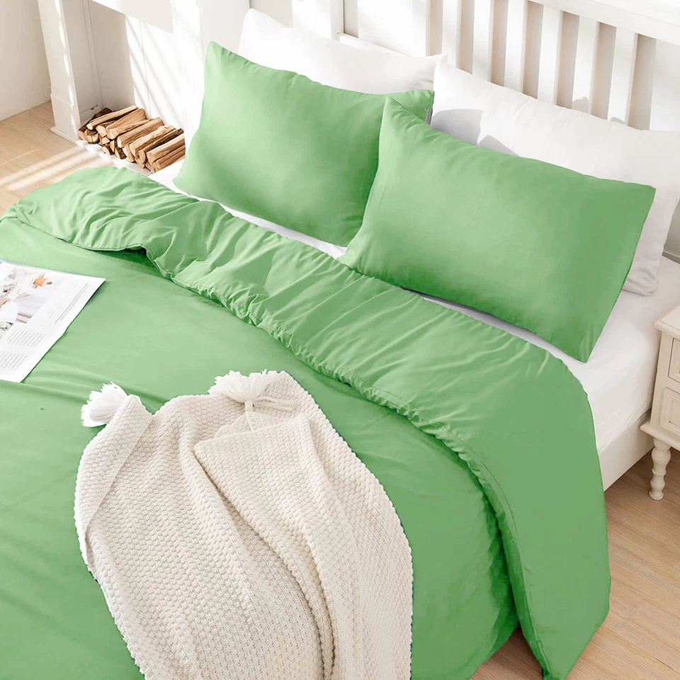 2000TC Cooling Bamboo Blend Quilt Cover Set Doona Cover Set S/D/Q/K/SK Bed - image 2 of 4