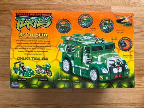 Camión de ataque blindado Tortugas Ninja TMNT 2K3 Battle Shell sin usar, en caja 2003 - Imagen 4 de 4