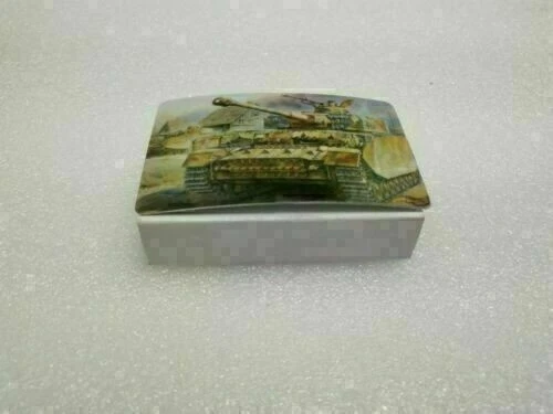 World War II German Helmet Emblem and Collection Box - Picture 4 of 5