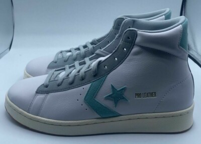 Mens Converse Pro Gold Standard Hi Leather Skate Shoes White