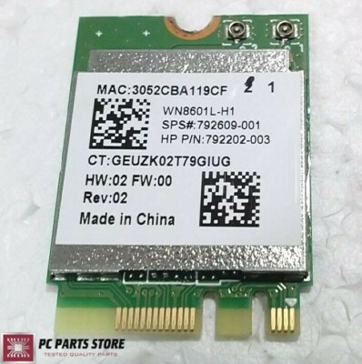 HP 17-G 15-AF 15-AC RTL8188EE 802.11bgn NGFF WiFi WLAN Wireless Card 792609-001