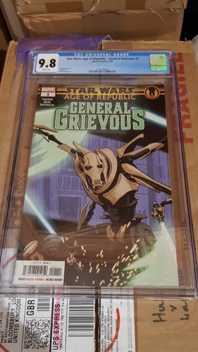 🔥 Star Wars Age Of Republic General Grievous 1 cgc 9.8 RAR Rarität 🔥