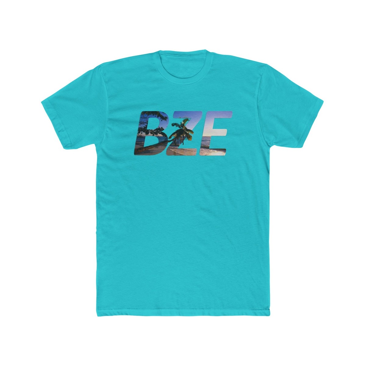 BZE Original Belize Casual Unisex Tee, Cotton Crew Shirt, Graphic