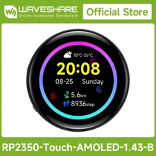 Waveshare RP2350 1.43inch AMOLED Round Display Development Board 466×466 SPI