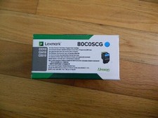 GENUINE LEXMARK CYAN TONER CARTRIDGE 801C CX310-CX510 FACTORY SEALED 80C0SCG