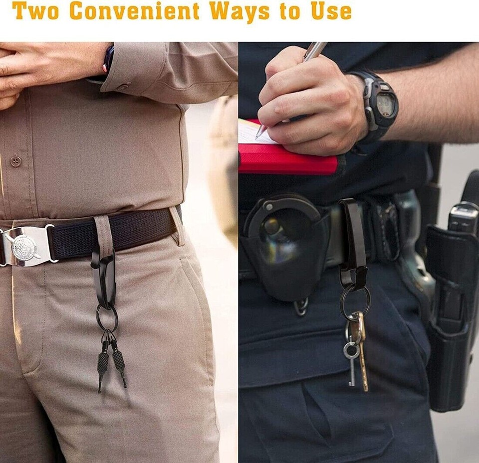 2 PACK ZT54 Zak Tool Key Holder Tactical Keyring Holder Belt Clip For