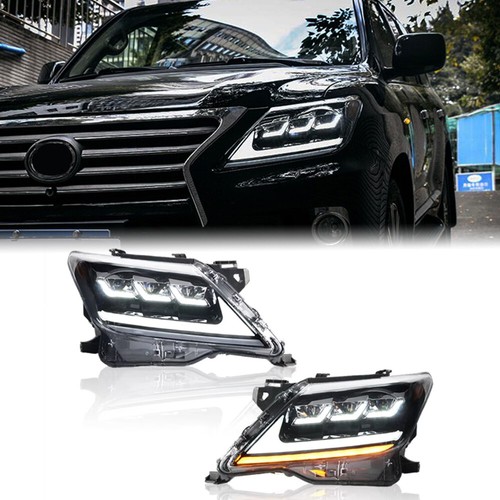LED Headlight DRL Sequential Signal For Lexus LX570 2013-2015 LED Low/High Beam - Picture 2 of 12