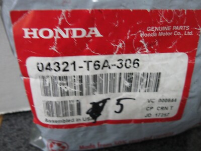 Honda 04321-T6A-306 Headlight Connector 5 Pack Pilot Passport New